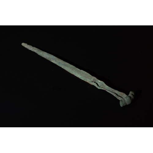 288 - A Luristani Bronze Sword from 2000 B.C. - 1200 B.C.

L: Approximately 27.3cm

Private Collector from... 