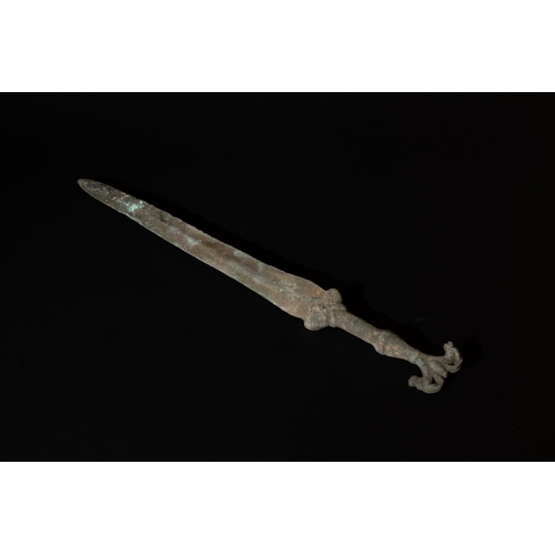 294 - A Luristani Bronze Sword from 2000 B.C. - 1200 B.C.

L: Approximately 37cm

Private Collector from U... 