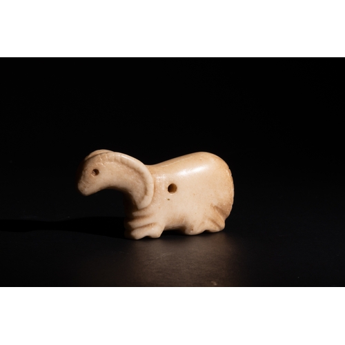 252 - A Near Eastern Marble Figure of a Mountain Goat Possibly Ancient.

Approximately 7.2cm x 3.8cm