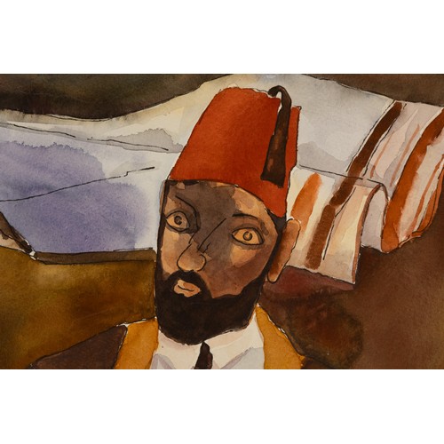 44 - M.F. Husain, Untitled, Watercolour on Paper.

Size: 22x30 Inches