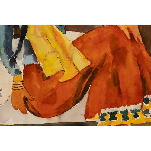 44 - M.F. Husain, Untitled, Watercolour on Paper.

Size: 22x30 Inches