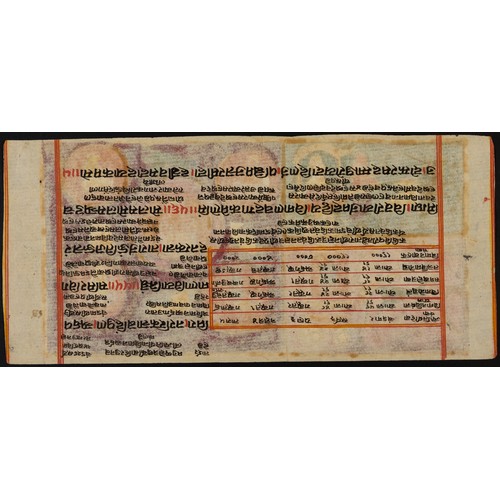 50 - An Indian Jain Manuscript Page Representing the Planets in a Manuscript of Śrīcandra’s Saṃgrahaṇīrat... 