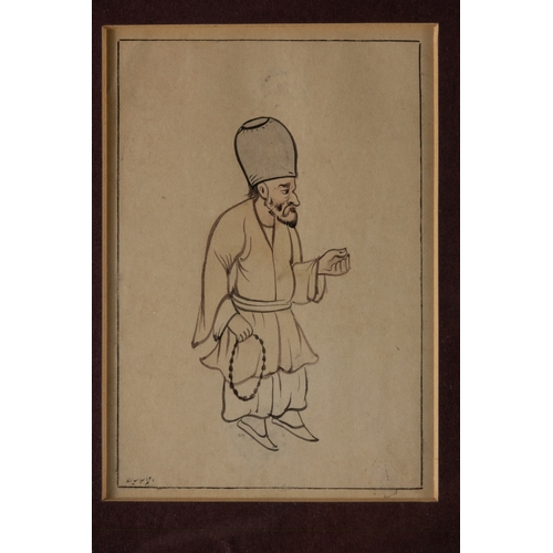 15 - ** NO RESERVE **

A Lot of 3 Islamic Ottoman Miniatures of Men; One Standing, One on a Camel, One on... 