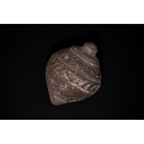 262 - A Lot of 3 Medieval Terracotta Containers Probably Used as Hand Grenades.

H: Approximately 11.5cm, ... 