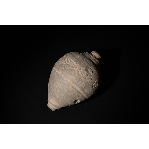 263 - A Lot of 3 Medieval Terracotta Containers Probably Used as Hand Grenades.

H: Approximately 14cm, 15... 