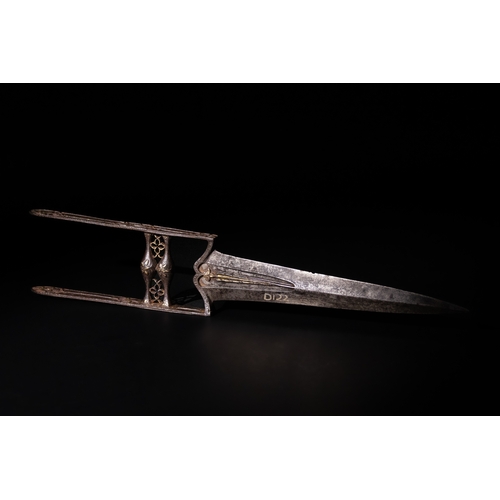 88 - An Indian Steel Dagger, Late 17th Century or Later, Probably Central India, Inscribed with Roy Elvis... 