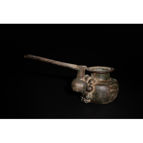 265 - A Copper/Bronze Ritualistic Vessel, Probably Used for Religious Rituals, Circa 1st Millennium B.C., ... 