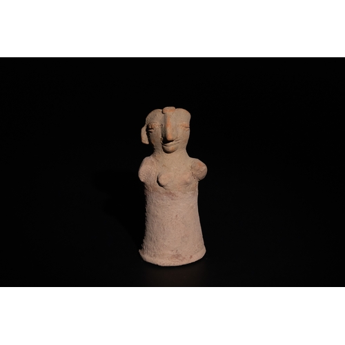 271 - A Terracotta Religious Votive, 3rd-2nd Millennium B.C., Harappa or Indus Valley.

H: Approximately 1... 