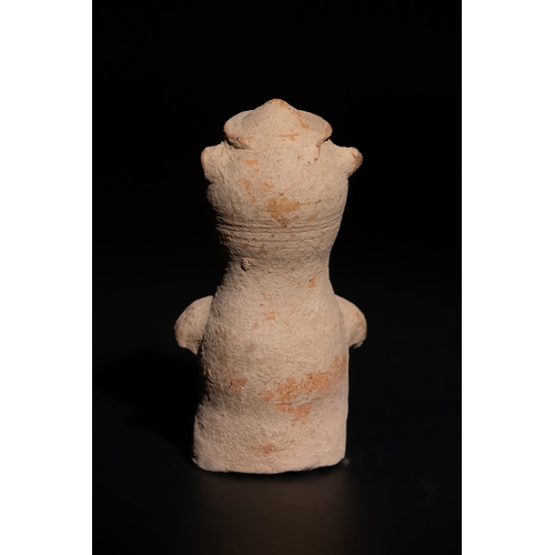 273 - A Terracotta Religious Votive, 3rd-2nd Millennium B.C., Harappa or Indus Valley.

H: Approximately 1... 