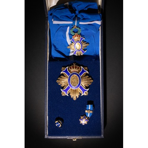 5 - An Order of Civil Merit Grand Cross Set, 20th Century.