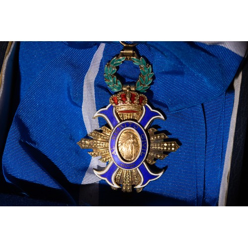 5 - An Order of Civil Merit Grand Cross Set, 20th Century.