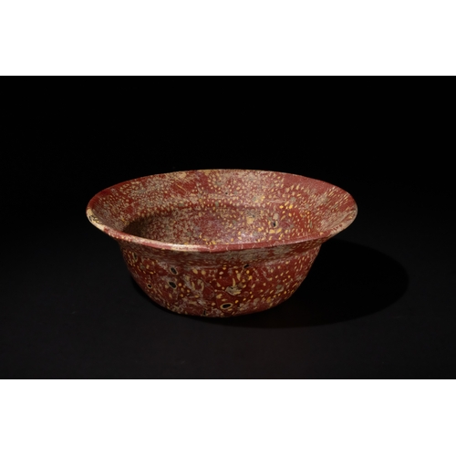 88 - A Roman Mosaic Glass Bowl, Circa Late 1st Century BC - 1st Century AD.

D: Approximately 12.6cm
H: A... 