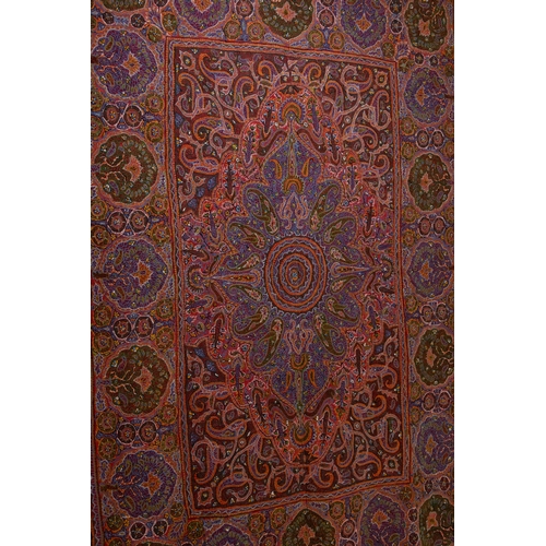 345 - A Persian Kermani Hand Embroidered Pateh Tapestry, 19th Century.

Approximately 170 x 120cm

Provena... 