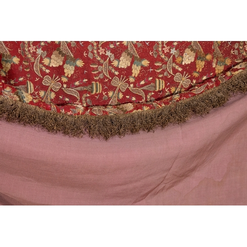 346 - An Ottoman Silk Metal-Threaded Hand Embroidered Tapestry, 19th Century.

Approximately 170 x 120cm

... 