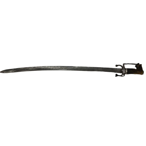 322 - An Islamic Arabic Nimcha Sword, 17-18 Century, used in Moroccan Algeria, and Tunisia.

L: Approximat... 