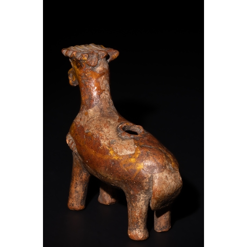 319 - **NO RESERVE**

A Çanakkale Pottery Figurine of a Ram with a Decorative Hat.

This Çanakkale pottery... 