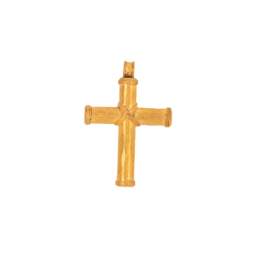 27 - An Early Byzantine Gold Cross Pendant, 2nd Century or Later.

An early Byzantine gold cross pendant,... 