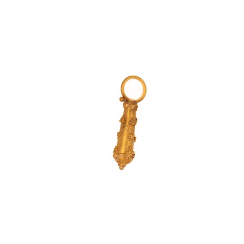 34 - A Roman Gold Club of Hercules Pendant, Circa 2nd-3rd Century AD.

This Roman pendant is crafted in g... 