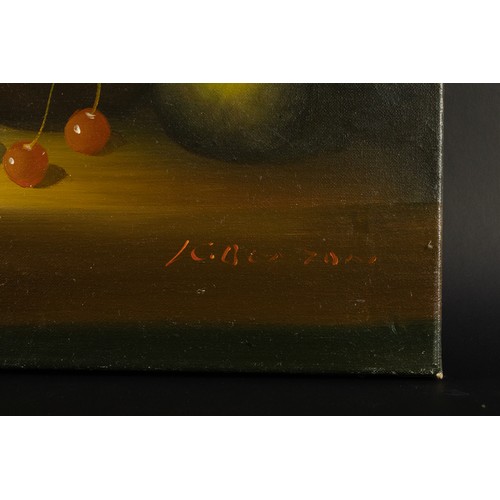 340 - **NO RESERVE**

A Still Life Painting, Signed Lower Right.

A still life composition featuring a vib... 