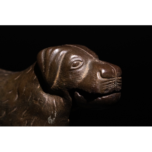 305 - **NO RESERVE**

A Bronze Dog Nutcracker, Circa Early 20th Century.

This bronze nutcracker sculpted ... 