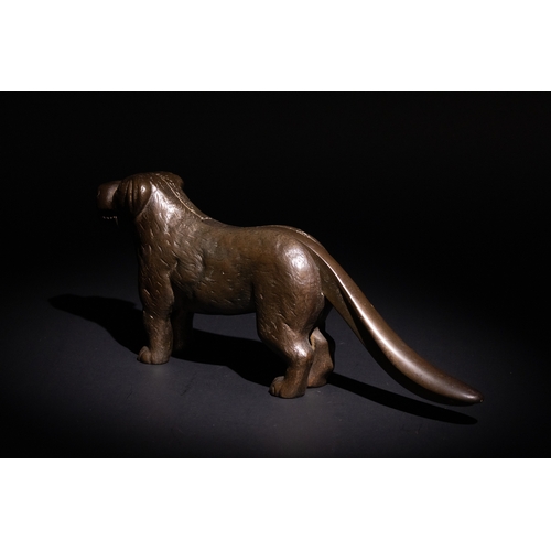 305 - **NO RESERVE**

A Bronze Dog Nutcracker, Circa Early 20th Century.

This bronze nutcracker sculpted ... 