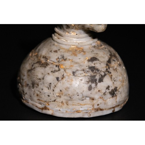 43 - **NO RESERVE**

An Islamic Glass Bull-Form Vessel with a Domed Body, Possibly Ancient.

A sculptural... 