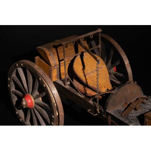 312 - **NO RESERVE**

A Large Napoleonic Bronze 12lb Cannon with Field Forge, Ex-Museum Display.

A Napole... 