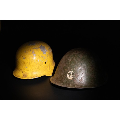 315 - **NO RESERVE**

A Lot of British WWII Volunteer Helmets.

A lot of two British volunteer helmets fro... 