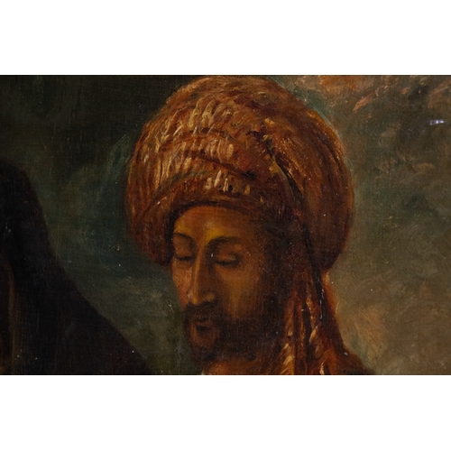 70 - A Devotional Orientalist Scene by Frederick George, Early 19th Century.

An early 19th-century oil p... 