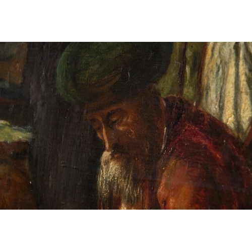 70 - A Devotional Orientalist Scene by Frederick George, Early 19th Century.

An early 19th-century oil p... 