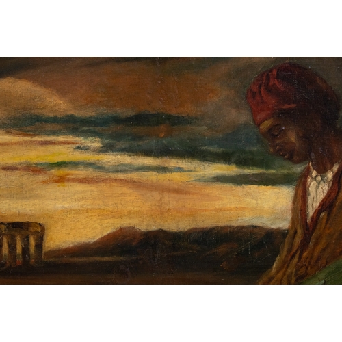 70 - A Devotional Orientalist Scene by Frederick George, Early 19th Century.

An early 19th-century oil p... 