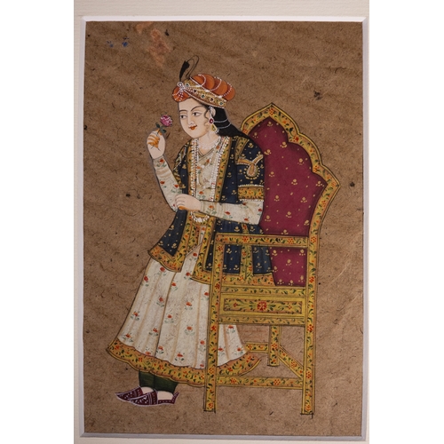 4 - A Qajar Miniature Portrait of a Nobleman, 19th Century.

An intricately painted Qajar miniature depi... 