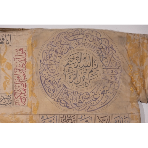 17 - An Ottoman Talismanic Shirt with Qur'anic Inscriptions.

An Ottoman talismanic shirt composed of fin... 