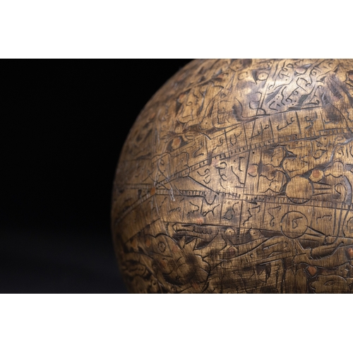 19 - An Indo-Persian Brass Celestial Globe with Arabic Inscriptions.

A finely engraved Indo-Persian bras... 