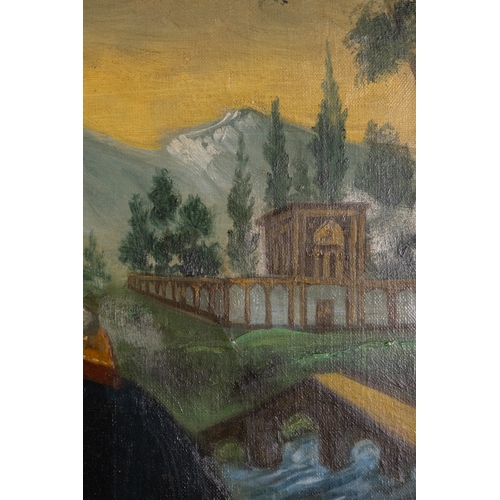 28 - A Portrait of Mozaffar al-Din Shah Qajar, Persia, 19th Century.

An oil on canvas portrait depicting... 