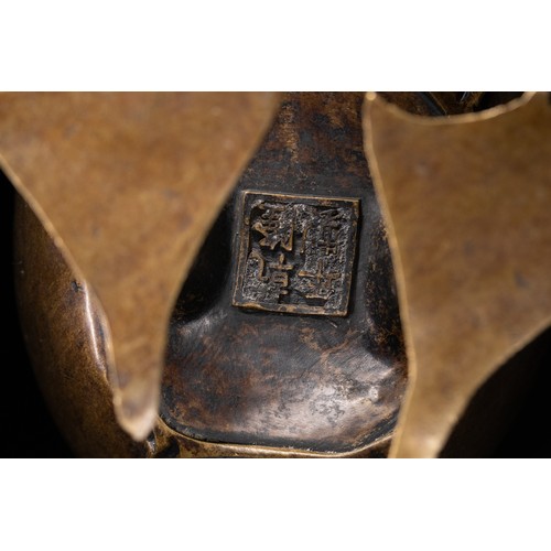 34 - A Chinese Bronze 