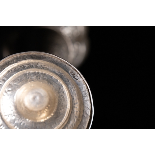 50 - A Persian Silver Spill Vase Signed by Amal Jafar.

A Persian silver spill vase of elegant form, feat... 