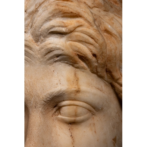 20 - A Roman Marble Head Depicting Antinous, 2nd Century AD.

A finely carved Roman marble head represent... 