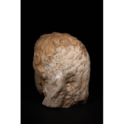 20 - A Roman Marble Head Depicting Antinous, 2nd Century AD.

A finely carved Roman marble head represent... 