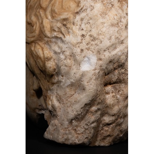 20 - A Roman Marble Head Depicting Antinous, 2nd Century AD.

A finely carved Roman marble head represent... 