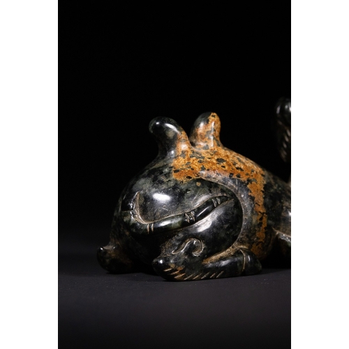 339 - A Chinese Hetian Jade Recumbent Two-Humped Camel - A Chinese Hetian Jade Recumbent Two-Humped Camel.... 