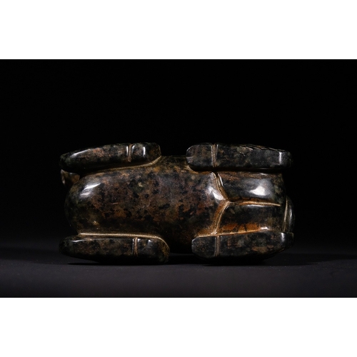 339 - A Chinese Hetian Jade Recumbent Two-Humped Camel - A Chinese Hetian Jade Recumbent Two-Humped Camel.... 