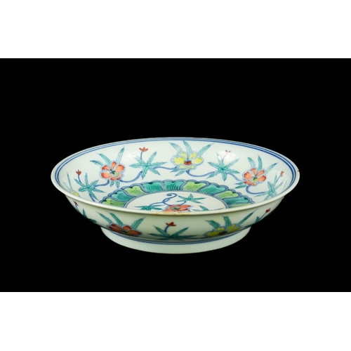 309 - A Chinese Doucai Porcelain Bowl, Chenghua Mark. - A Chinese doucai porcelain bowl, featuring polychr... 