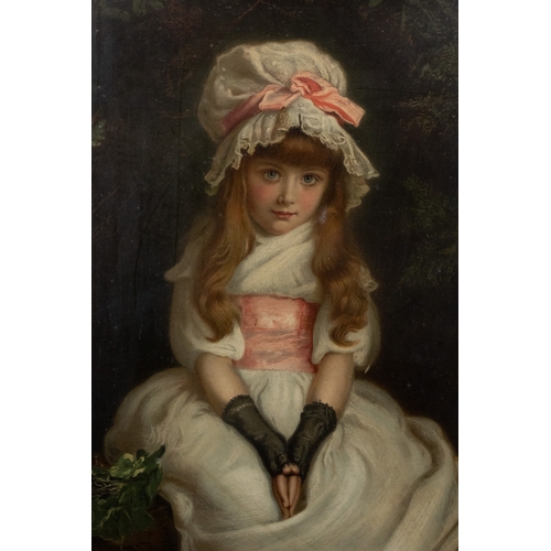 28 - A Continental Portrait Lithograph of a Young Girl, 19th Century.

A finely executed 19th-century Con... 