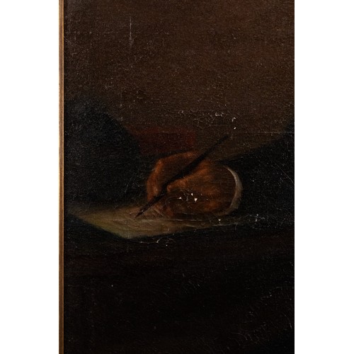 57 - A Spanish School Portrait of a Cleric with the Arms of the Knights of Malta, Oil on Canvas, 19th Cen... 