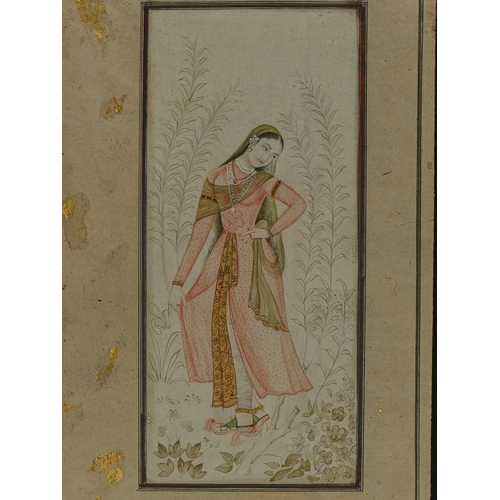 114 - An Indian Miniature Painting from the Kishangarh School, 20th Century.

An Indian miniature painting... 