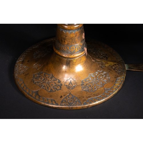 11 - An Ottoman Pierced Copper Censer with Engraved Floral Decoration, 19th Century.

An Ottoman copper c... 