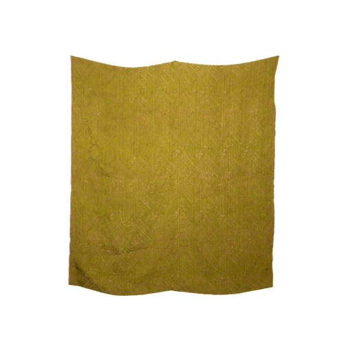 22 - An Ottoman Fabric Brocade Fragment with Woven Arabic Calligraphy, 20th Century.

A finely woven text... 