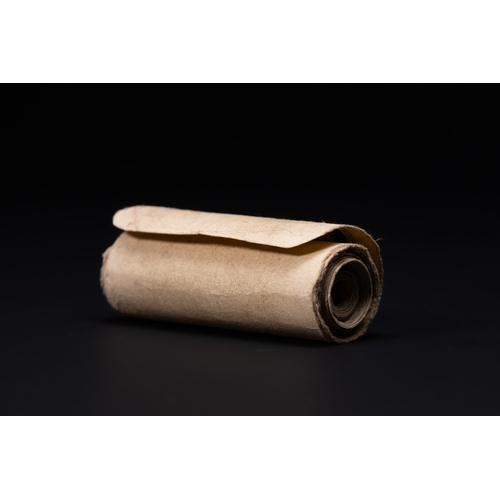 39 - A Large Islamic Magical Protective Scroll with Demonic Figures and Talismanic Inscriptions, Dated 14... 