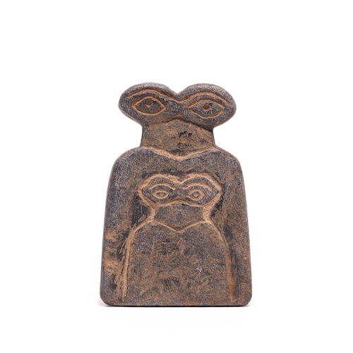 4 - An Early Dynastic Period Stone ‘Eye Idol’, Circa 3rd Millennium B.C..

Carved from a dense grey-brow... 